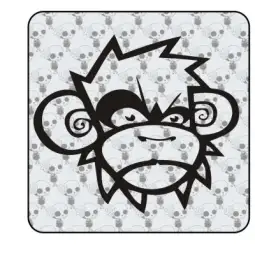 Affe Aufkleber 2