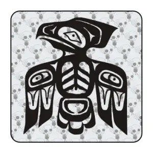 Autocollant aguila maya