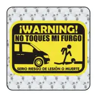 Pegatina DON T MESS WITH MY VAN. Pegatinas para Camper y Autocaravana 2