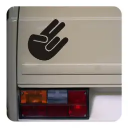 Pegatina SHOKER. Pegatinas freaks, pegatinas frikis.