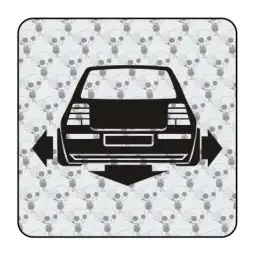 Aufkleber vw golf low 2