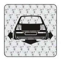 Aufkleber vw golf low 2