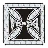 Pegatina CRUZ DE MALTA VESPA. 2