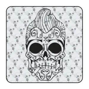Autocollant calavera llaves