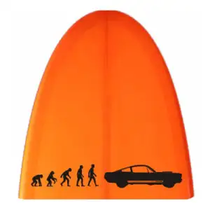 Sticker evolucion mustang