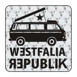 Autocollant westfalia republik 2