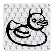 Pegatina DEMON DUCK. Pegatinas freaks, pegatinas frikis.