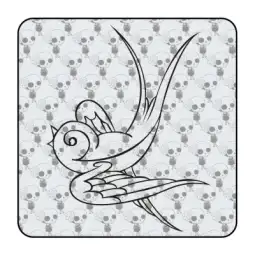 Pegatina de vinilo GOLONDRINA OLD SCHOOL 2