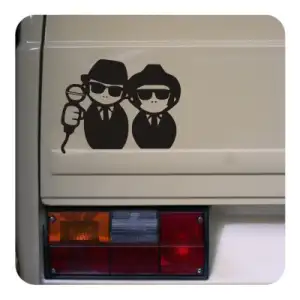 Autocollant blues brothers