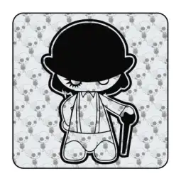 Pegatina NARANJA MECANICA. Pegatinas freaks, pegatinas frikis. 2