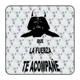 Autocollant darth vader - que la fuerza te acompane 2
