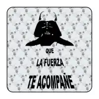 Autocollant darth vader - que la fuerza te acompane 2
