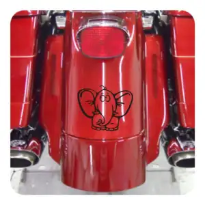 Autocollant elefante