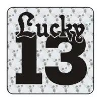 LUCKY 13 Aufkleber 2