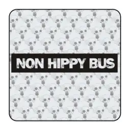 Pegatina NON HIPPY BUS. Pegatinas para Camper y Autocaravana 2