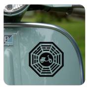 Pegatina DHARMA VESPA.