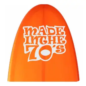 Pegatina MADE IN 70's. Pegatinas freaks, pegatinas frikis.