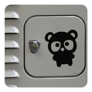 Pegatina OSITO. Pegatinas freaks, pegatinas frikis.