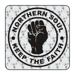 Autocollant northen soul - keep the faith 2