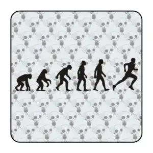 Pegatina EVOLUCION RUNNING. Pegatinas surferas.