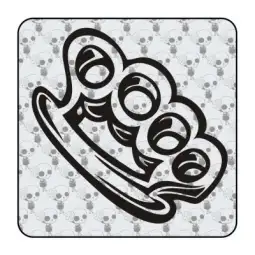 Pegatina de vinilo PUNO AMERICANO 2