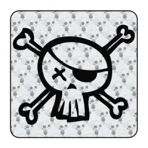 Sticker calavera tattoo