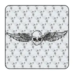 Pegatina de vinilo CALAVERA ALAS 2