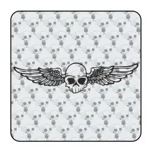 Autocollant calavera alas
