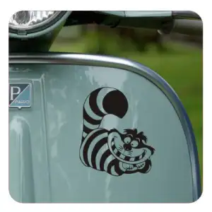 Autocollant gato de chesire