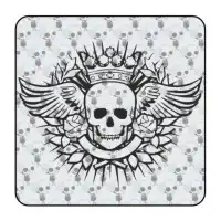 Sticker calavera old school 2