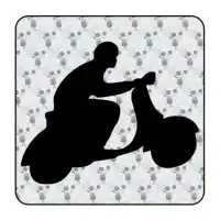 Sticker vespa racing 2
