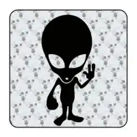 Pegatina MARCIANITO. Pegatinas freaks, pegatinas frikis. 2