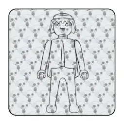 Pegatina PLAYMOBIL. Pegatinas freaks, pegatinas frikis. 2