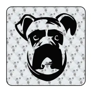 Pegatina BOXER. Pegatinas de animales y mascotas.
