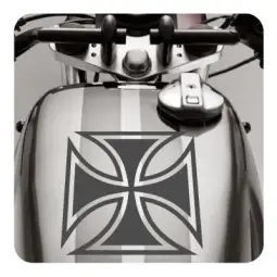 Autocollant cruz de malta 2