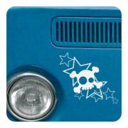 Sticker calaveras estrellas