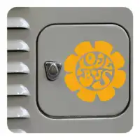 Pegatina LOVE BUS. Pegatinas para Camper y Autocaravana