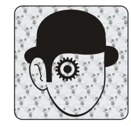 Pegatina NARANJA MECANICA. Pegatinas freaks, pegatinas frikis. 2