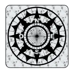 Autocollant Rosa de los vientos 2