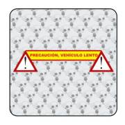 Sticker vehiculo lento