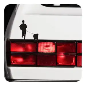 Autocollant canicross