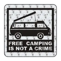 Sticker freecamping t3 westfalia 2