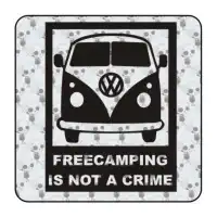 Pegatina FREECAMPING T1. Pegatinas para Camper y Autocaravana 2