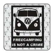 Pegatina FREECAMPING T1. Pegatinas para Camper y Autocaravana
