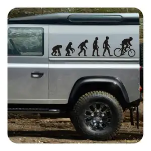Sticker evolucion bici