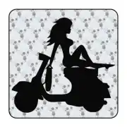 Pegatina VESPA GIRL.