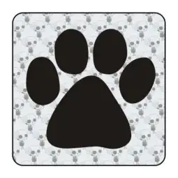 Autocollant huella de perro 2