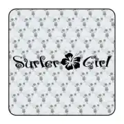 Sticker surfer girl