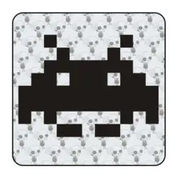 Autocollant space invaders 2