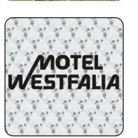MOTEL WESTFALIA Aufkleber, Westfalia Aufkleber 2